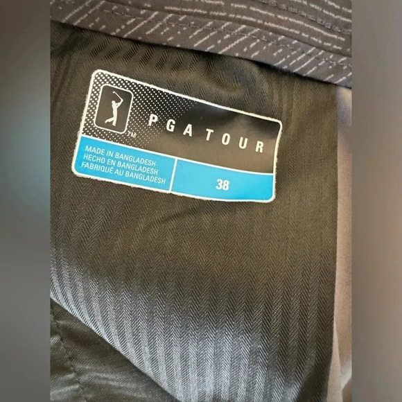 PGA TOUR Golf Shorts Mens 38 Gray & Light Gray Casual Active Flat Front Outdoors - Picture 5 of 6